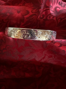 Western Engraved Bracelet by RC Knox