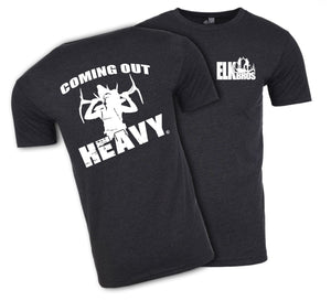 "Coming Out Heavy" Tee - Charcoal