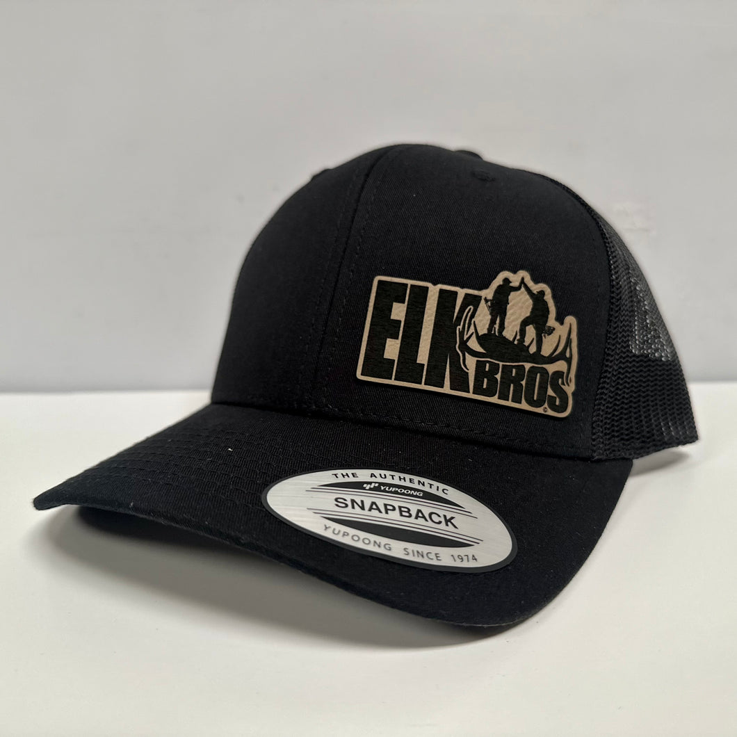 ElkBros Earthtone Patch Black Hat - Two Styles to Choose From